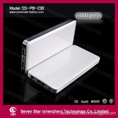 Power Bank with Li-ion Polymer Battery 12000mAh